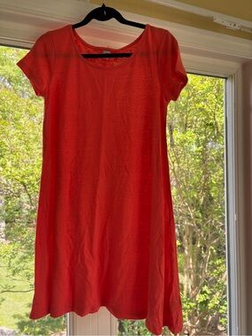 Old Navy Coral Short Sleeve Scoop Neck Top